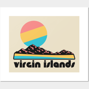 Retro Virgin Islands ))(( Tourist Souvenir National Park Design Posters and Art